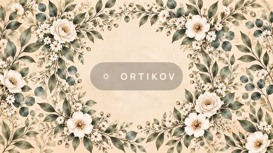 Акварельный венок