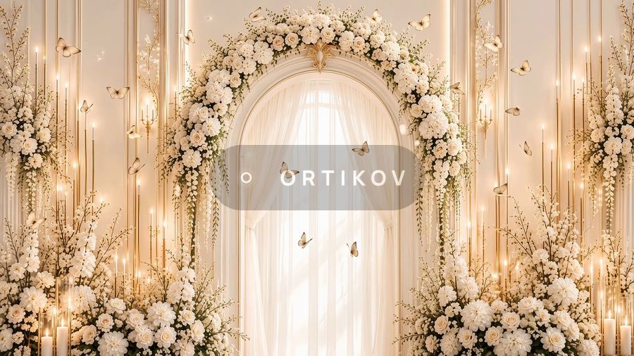 Арка в тёплом свете